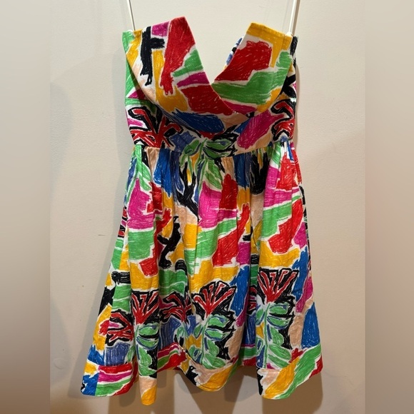 Multicolor Halter Neck Dress - Picture 5 of 10